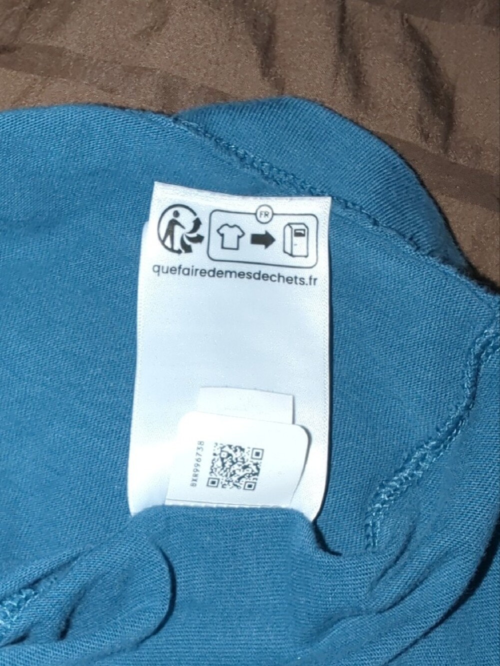 The North Face Teal Blue Men's Short Sleeve Logo Tee - Picture 5 of 6